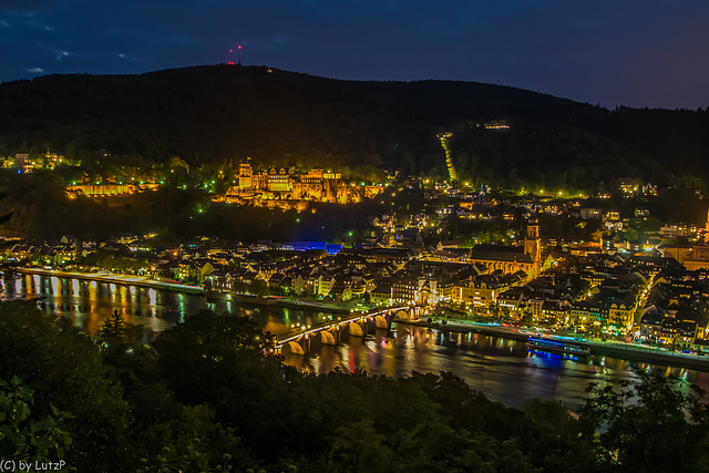 Blue Hour in Heidelberg (150°)