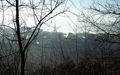 Der Nebel macht Platz für einen sonnigen Februartag in Bern