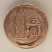 Theatre Token with an Obelisk and a Temple in the Getty Villa, June 2016