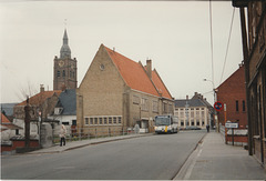 De Lijn 2887 (0822 P) at Roesbrugge - 25 Mar 1996