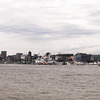Hamburg Hafenkante, in etwa vom Anleger Arningstraße, Panorama (2004)