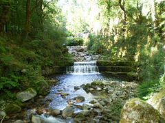 Cascade on Gerês River.