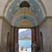 Entrance to Panormytis Monastery on the Island of Symi