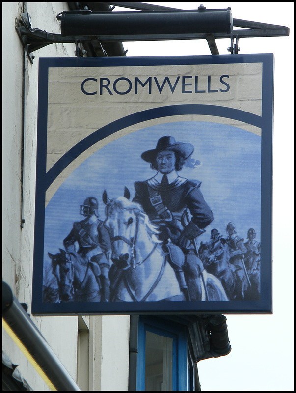 Cromwells pub sign
