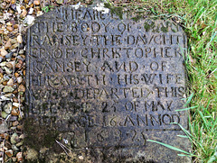 great brington church, northants (68)c17 gravestone of mary ramsey +1682