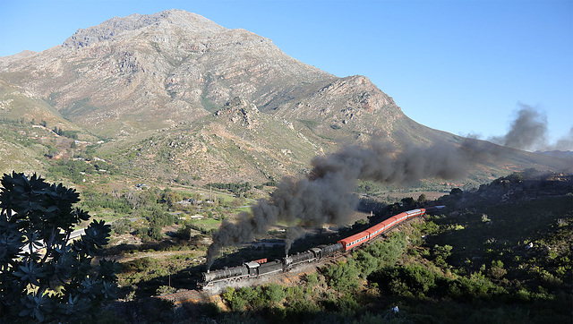 Steam in the mountains