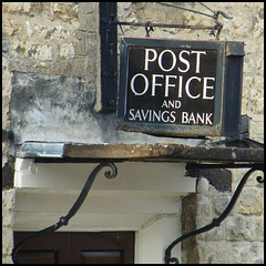 old post office sign