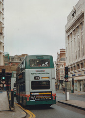 Grey-Green 145 (G145 TYT) in London – 25 Sep 1991 (152-23)