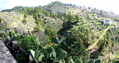 Blick vom Mirador de Garome über den Baranco Garome...  ©UdoSm