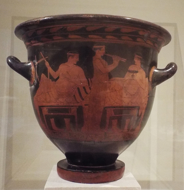Terracotta Bell Krater Attributed to the Painter of the Louvre Centauromachy in the Metropolitan Museum of Art, April 2017