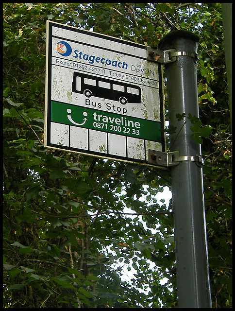 Buckfast bus stop