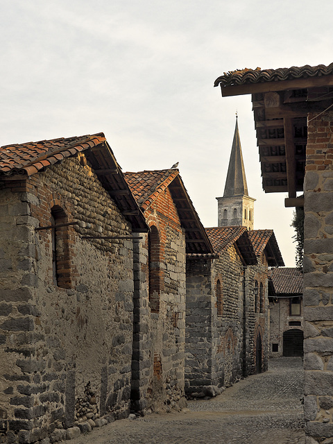 The medieval village of the Ricetto, Biella