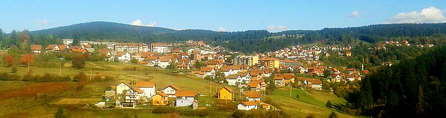 One of the panorama of Kneževo