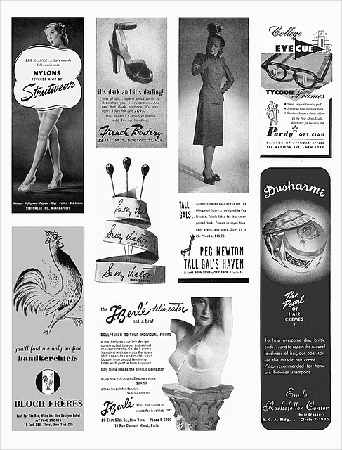 B&W Fashion, Ads 1946