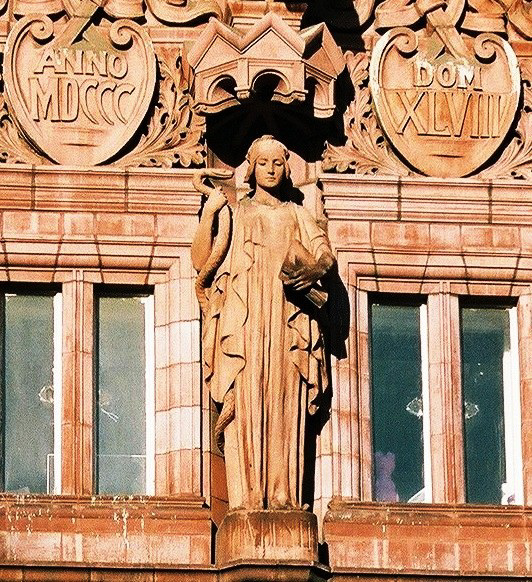 Detail of Terracotta Figure, Old Prudential Building, King Street, Nottingham