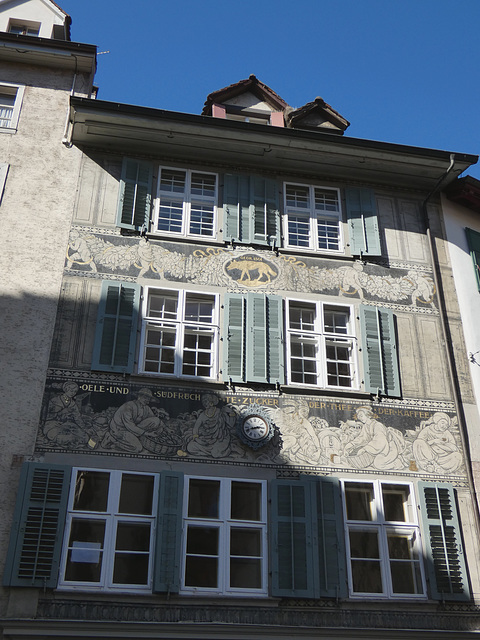 Basel/ Basle- Facade of a Merchant's House