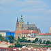 Prague 2019 – View of the Prague Castle and the St. Vitus Cathedral