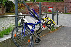 zwei Fahrräder