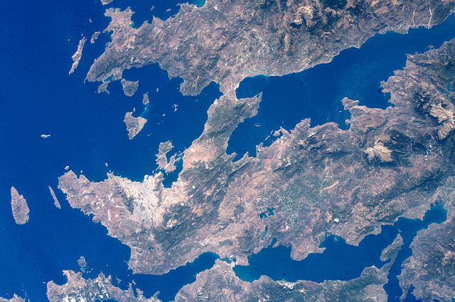 Greece from the ISS (original)