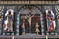 Krakow, Altaraufsatz der Stadtkirche