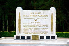 Monument for the fallen of the Moroccan division