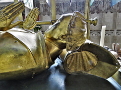 st mary's church, warwick,tomb effigy of richard beauchamp, earl of warwick, +1439