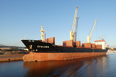 Cargo Ship 'Evaluna' at Caronte