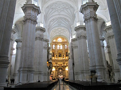Granada Cathedral - central nave.