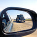 "Objects in mirror are closer than they appear!"  (PiP)