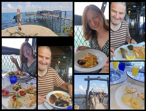 Lunch on a Trabocco Restaurant
