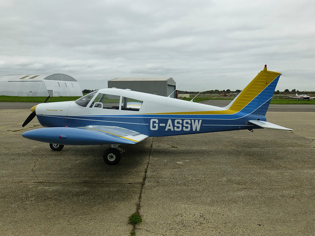 G-ASSW at Lee on Solent - 23 October 2015