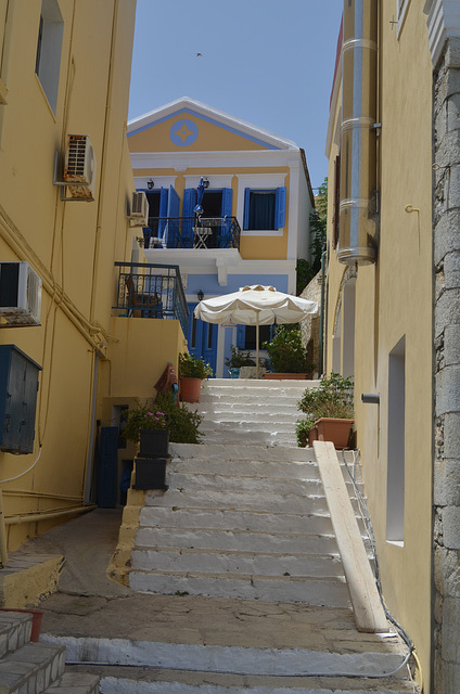 Stairway in Symi-town
