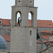 Dubrovnik : campanile de l'église des dominicains.