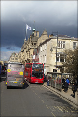 Oxford city flag in St Aldates