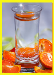 Enhanced Orange with bubbles