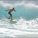 surfing at Sandy Beach