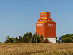 Olds grain elevator, Alberta