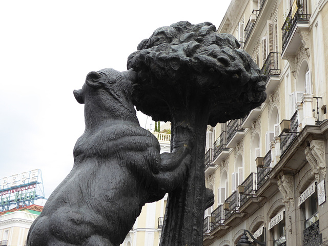 El oso de Logroño de Puerta del sol en Madrid