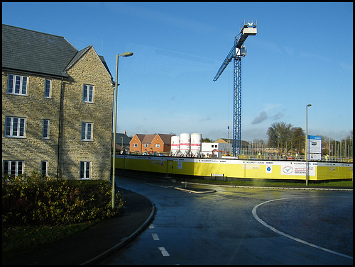 Yarnton construction site