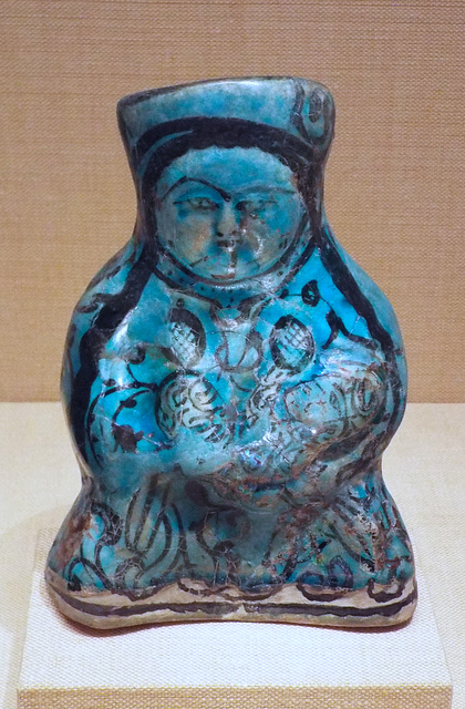 Molded Bottle in the Form of a Mother & Child in the Metropolitan Museum of Art, December 2022