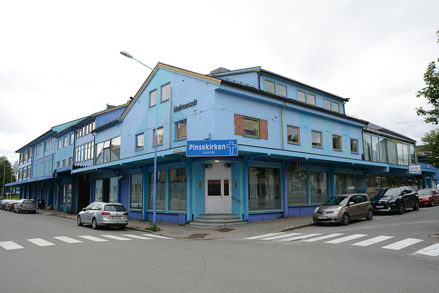 Norway, Salem Pentecostal Church in the Blue Town of Sortland