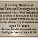 Memorial to Lieutenant Gerard Edmund Oakes, Saint James Church, Riddings, Derbyshire