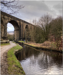 The Huddersfield Narrow Canal at Uppermill