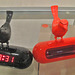 Black bird, red bird, telling the time.