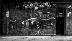 Taxi Mural, Mitchell Lane, Glasgow