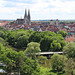 Regensburg view from ferris wheel