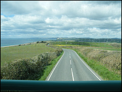 the road to Lyme Bay