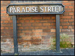 Paradise Street sign