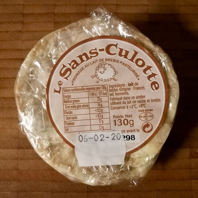 Sans-Culotte cheese