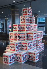 Not Warhol Brillo Boxes 1964 by Mike Bidlow, Lever House, July 2010